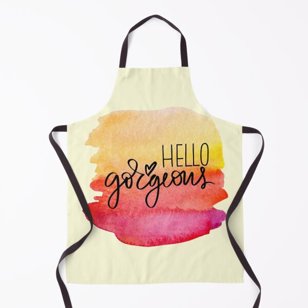 Item preview, Hello Gorgeous Inspirational Motivational Quote | Summer Vibes Watercolour: designed and sold by LifeAndWonder.