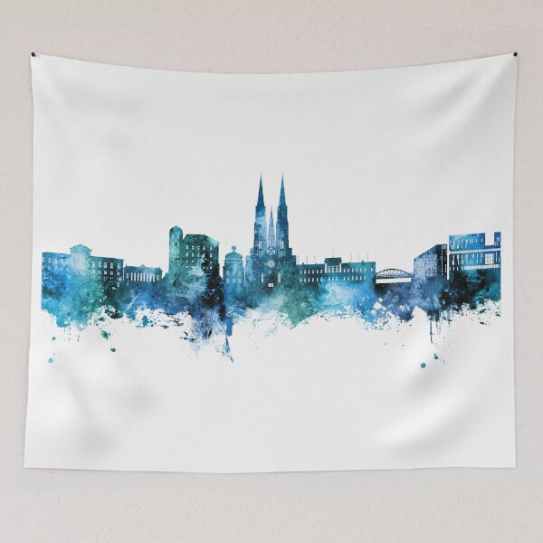 Item preview, Uppsala Sweden Skyline designed and sold by ArtPrints.