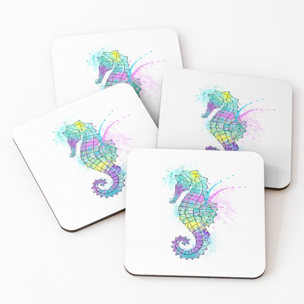 Item preview, Painted Polygonal Seahorse designed and sold by Blackmoon9.
