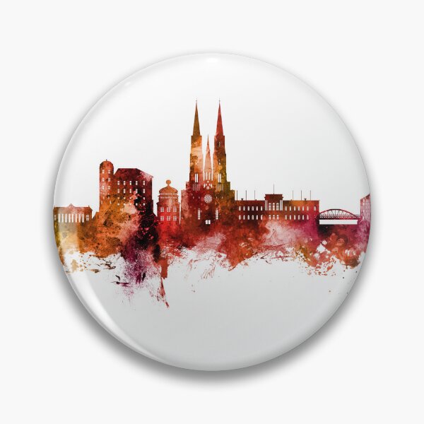 Item preview, Uppsala Sweden Skyline designed and sold by ArtPrints.