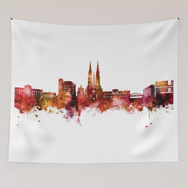 Item preview, Uppsala Sweden Skyline designed and sold by ArtPrints.