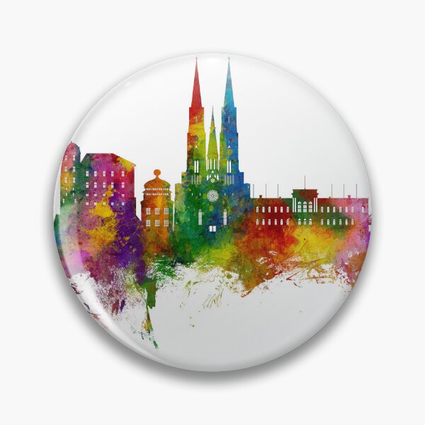 Item preview, Uppsala Sweden Skyline designed and sold by ArtPrints.