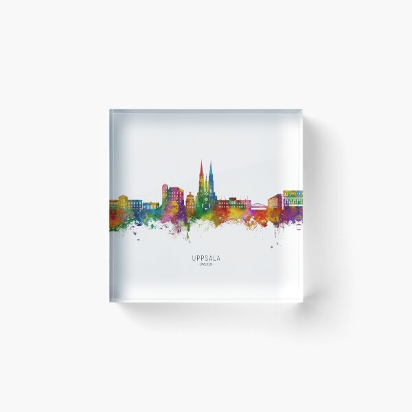 Item preview, Uppsala Sweden Skyline designed and sold by ArtPrints.
