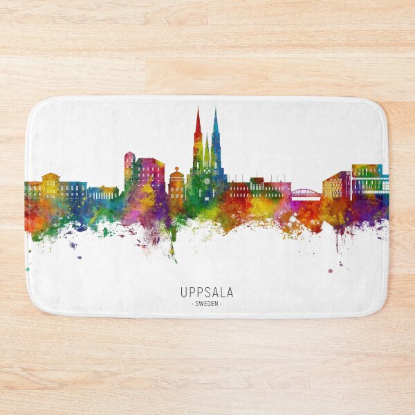 Item preview, Uppsala Sweden Skyline designed and sold by ArtPrints.