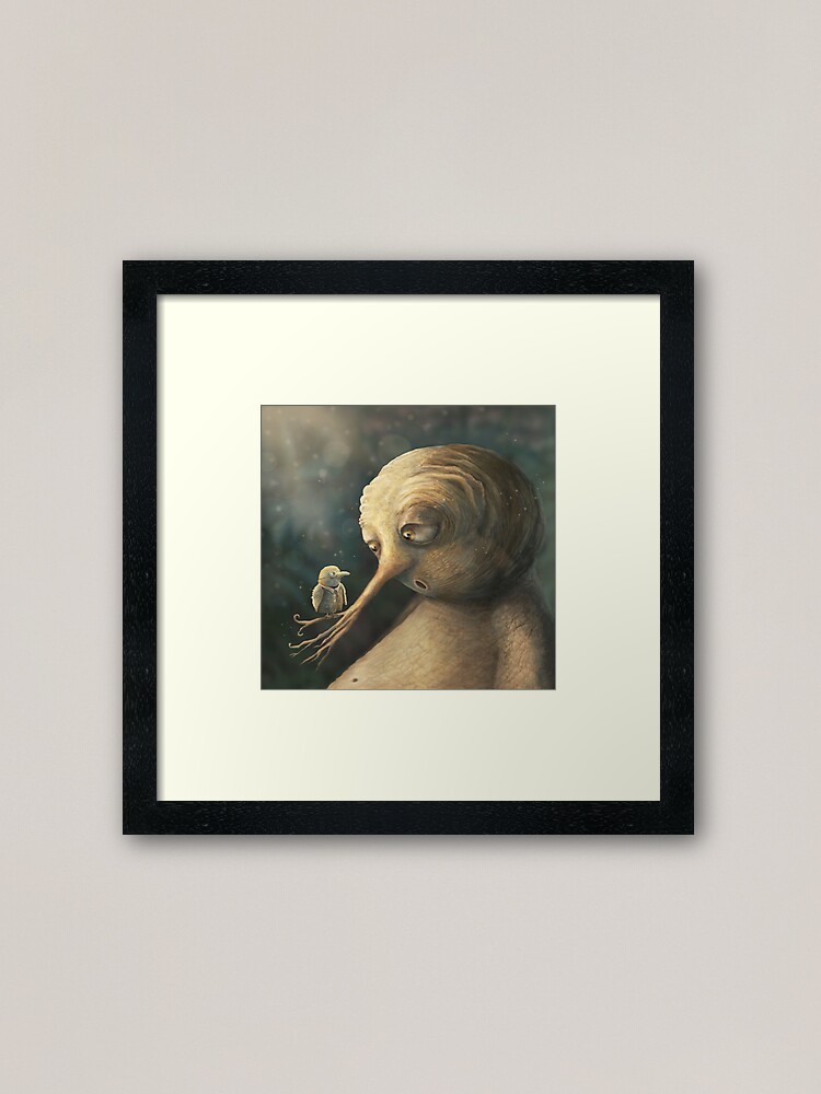 Alternate view of Dropping by Framed Art Print