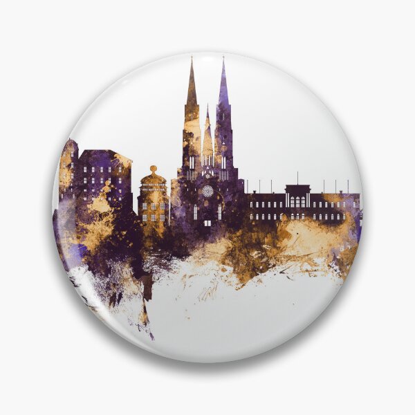 Item preview, Uppsala Sweden Skyline designed and sold by ArtPrints.