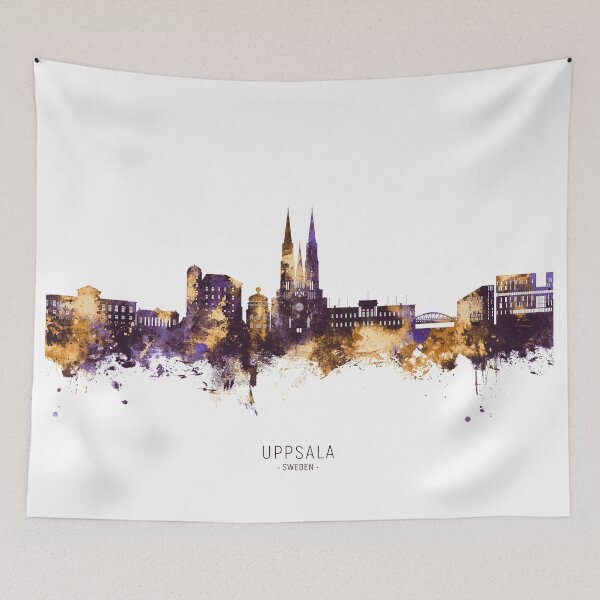 Item preview, Uppsala Sweden Skyline designed and sold by ArtPrints.