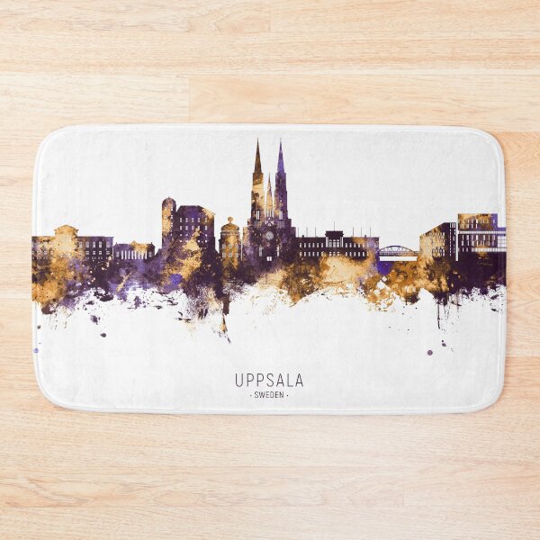 Item preview, Uppsala Sweden Skyline designed and sold by ArtPrints.