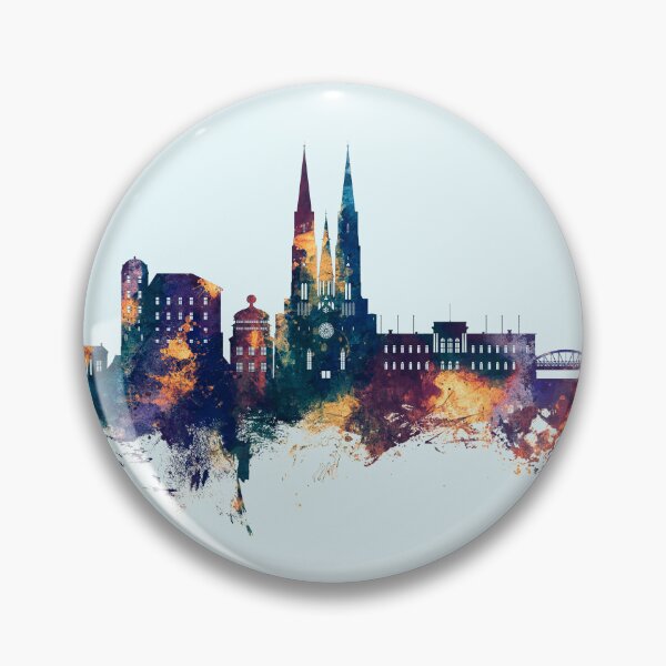 Item preview, Uppsala Sweden Skyline designed and sold by ArtPrints.