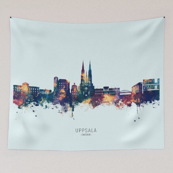 Item preview, Uppsala Sweden Skyline designed and sold by ArtPrints.