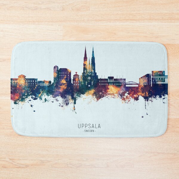 Item preview, Uppsala Sweden Skyline designed and sold by ArtPrints.