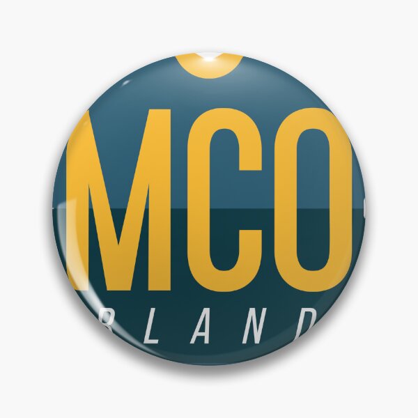 Item preview, Orlando MCO - Luggage Tag Airport Orlando Throw Pillow designed and sold by Cockpitstore.