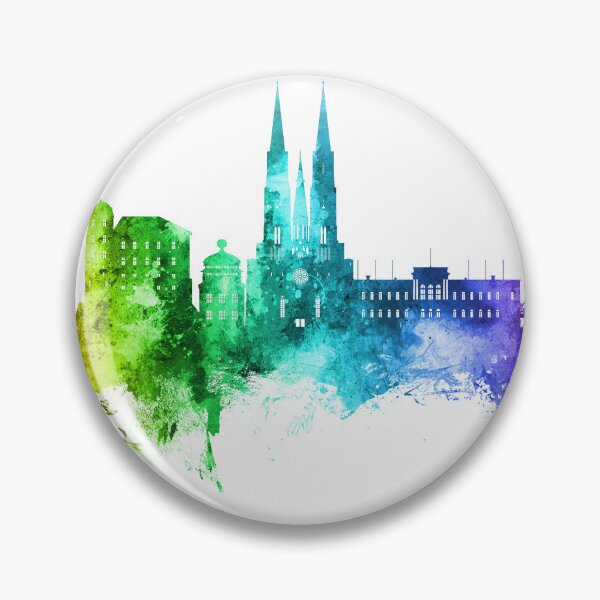 Item preview, Uppsala Sweden Skyline designed and sold by ArtPrints.