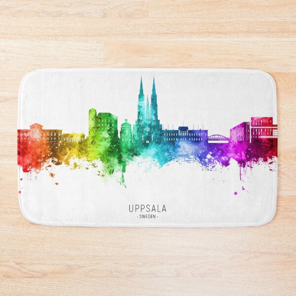 Item preview, Uppsala Sweden Skyline designed and sold by ArtPrints.