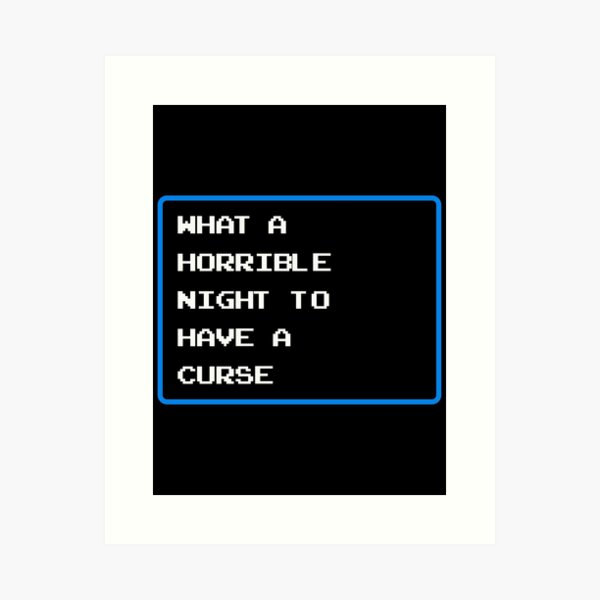 Item preview, What a Horrible Night to Have a Curse designed and sold by Giulio Maffei.