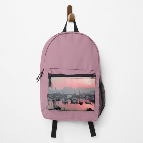 Item preview, Scarborough Harbour Evening Red Sky designed and sold by Alisonchambers2.