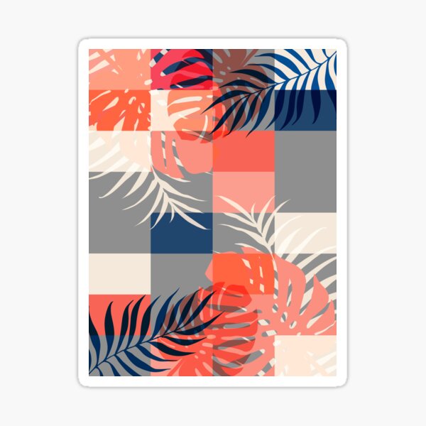 Tropical Puzzle #redbubble #decor #buyart Sticker