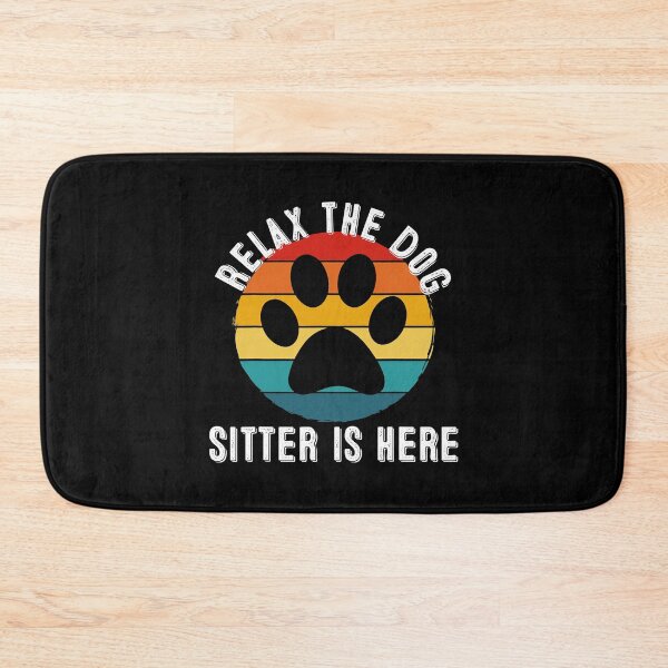 Item preview, Relax The Dog Sitter Is Here Vintage Retro Dog Sitter designed and sold by DNW-art.