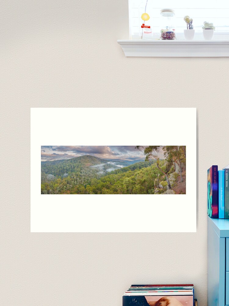 Thumbnail 2 of 3, Art Print, Petersons Lookout, Tyers Gorge, Traralgon, Gippsland, Victoria, Australia designed and sold by Chockstone.