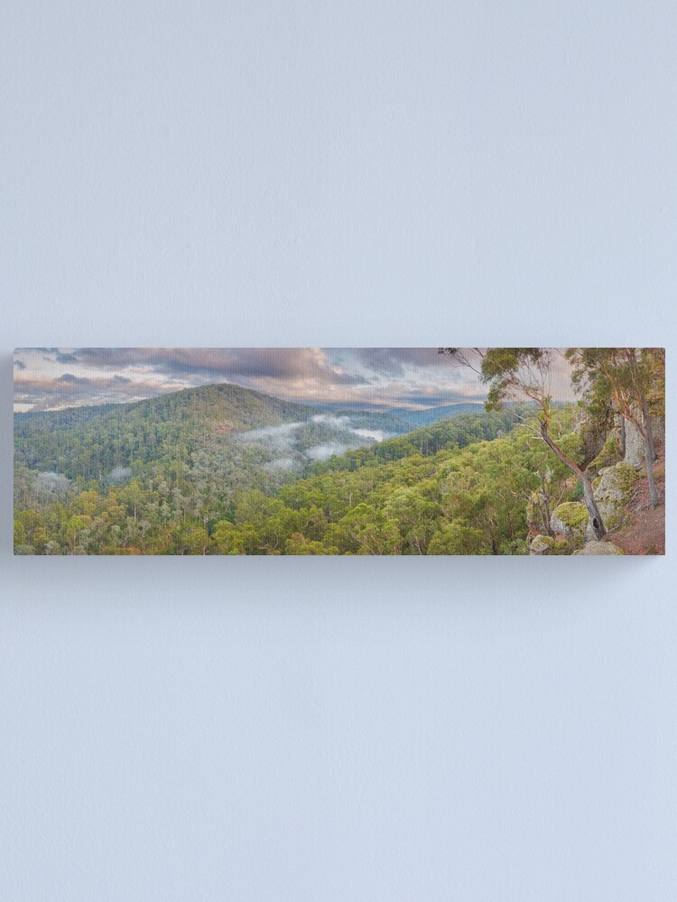 Thumbnail 1 of 3, Canvas Print, Petersons Lookout, Tyers Gorge, Traralgon, Gippsland, Victoria, Australia designed and sold by Chockstone.