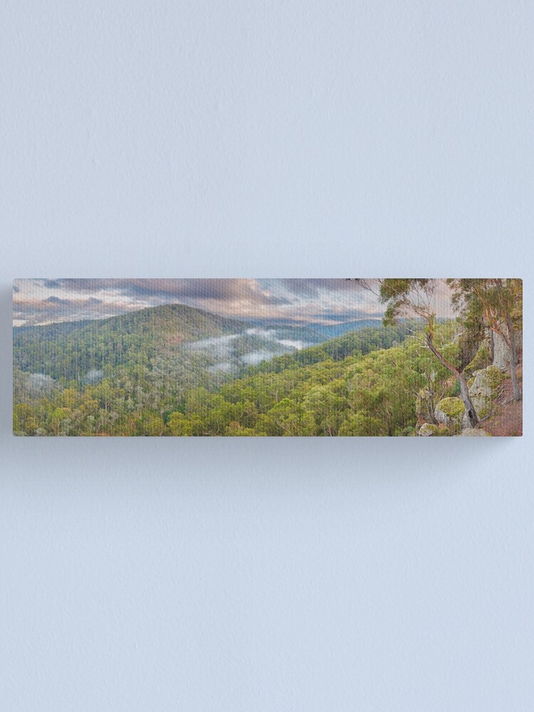 Thumbnail 1 of 3, Canvas Print, Petersons Lookout, Tyers Gorge, Traralgon, Gippsland, Victoria, Australia designed and sold by Chockstone.