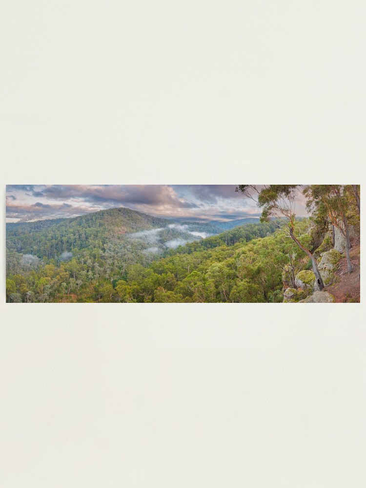 Thumbnail 1 of 3, Photographic Print, Petersons Lookout, Tyers Gorge, Traralgon, Gippsland, Victoria, Australia designed and sold by Chockstone.