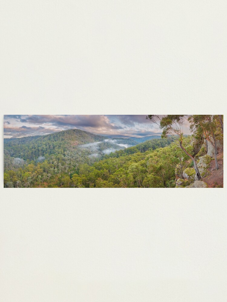 Thumbnail 1 of 3, Photographic Print, Petersons Lookout, Tyers Gorge, Traralgon, Gippsland, Victoria, Australia designed and sold by Chockstone.