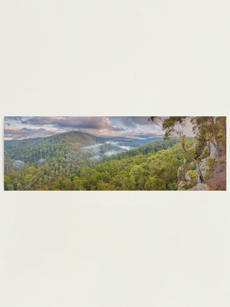 Thumbnail 1 of 3, Photographic Print, Petersons Lookout, Tyers Gorge, Traralgon, Gippsland, Victoria, Australia designed and sold by Chockstone.
