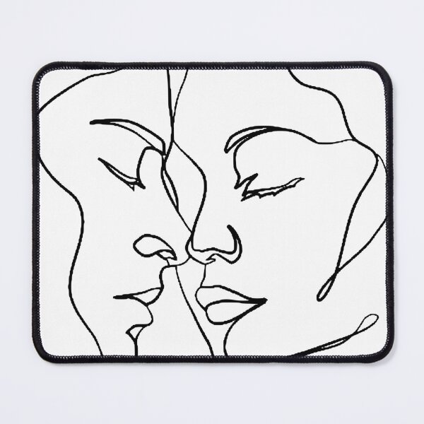Item preview, Modern Monoline couple Print designed and sold by JoyforU.