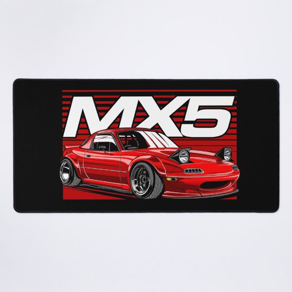 Item preview, Mazda MX5 Red Miata Two-Door Convertible Sports Car Racing designed and sold by halleinstyle.