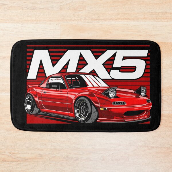 Item preview, Mazda MX5 Red Miata Two-Door Convertible Sports Car Racing designed and sold by halleinstyle.