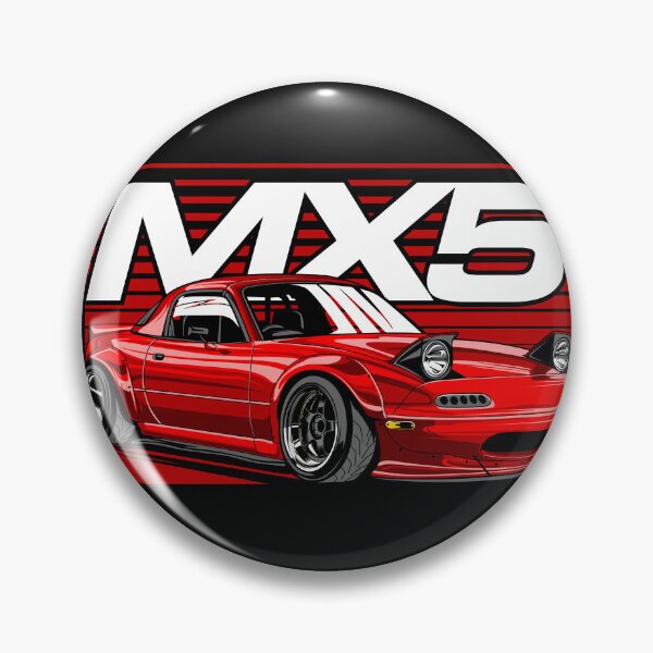Item preview, Mazda MX5 Red Miata Two-Door Convertible Sports Car Racing designed and sold by halleinstyle.