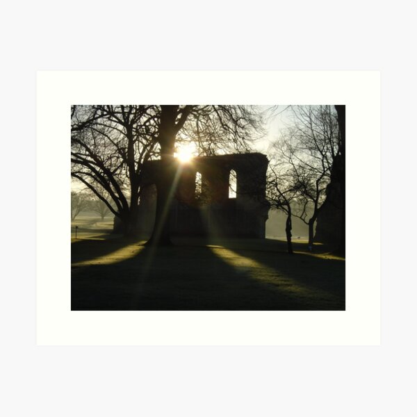 Item preview, winter sunshine at Glastonbury Abbey designed and sold by Karen Chard.