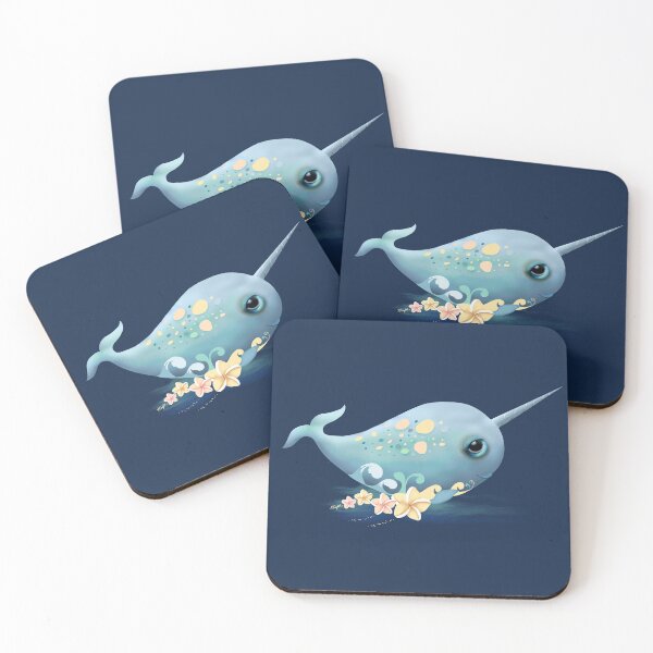 Item preview, Nala the Shy Narwhal designed and sold by Karin Taylor.