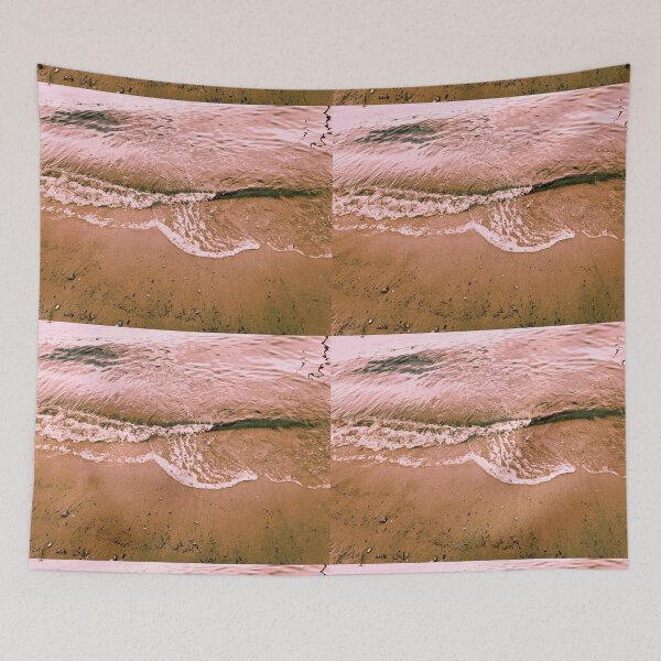 Item preview, Aesthetic Rusty Pink Waves designed and sold by arfff.