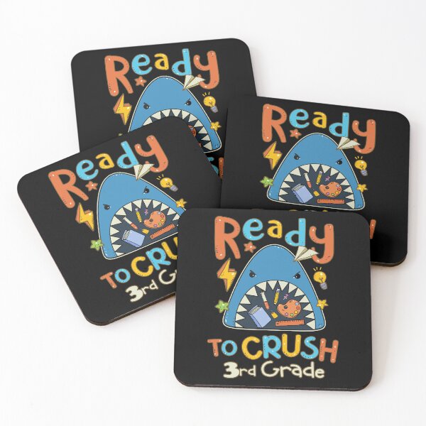Item preview, Ready to Crush 3rd Grade designed and sold by GrimButterfly.