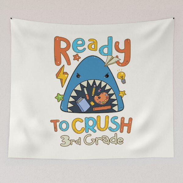 Item preview, Ready to Crush 3rd Grade designed and sold by GrimButterfly.