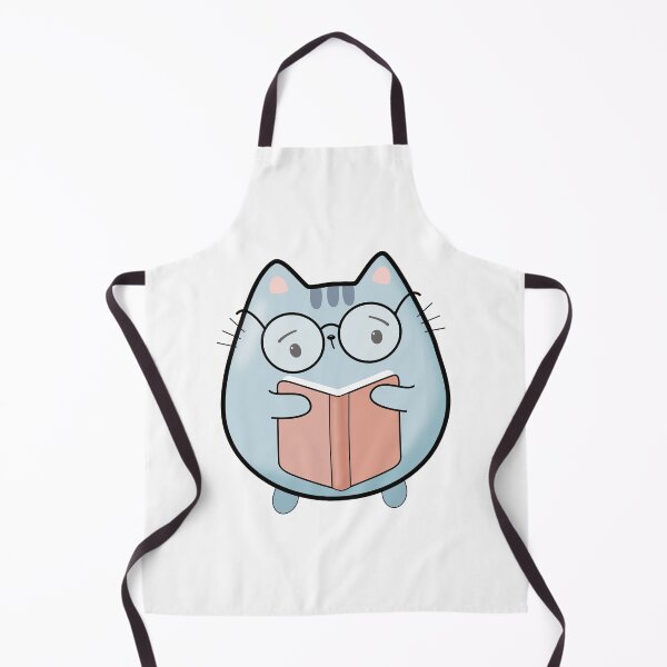 Item preview, Kawaii Bookworm Cat designed and sold by darklanterndsn.
