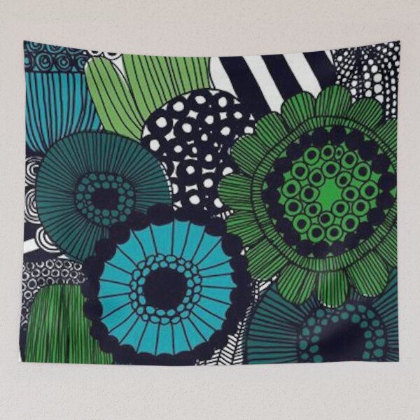 Item preview, Green flowers designed and sold by angeeelsdrawing.