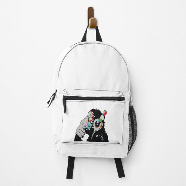 Item preview, Banksy DJ Monkey Thinker with Headphones designed and sold by GuessNexted.