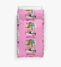 Mushroom Girl Duvet Cover