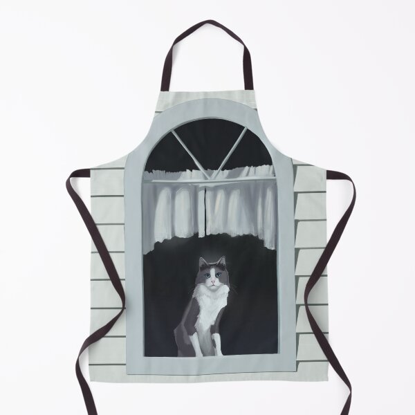 Item preview, Cute Cat Sitting in a Window designed and sold by MoonLitFox.