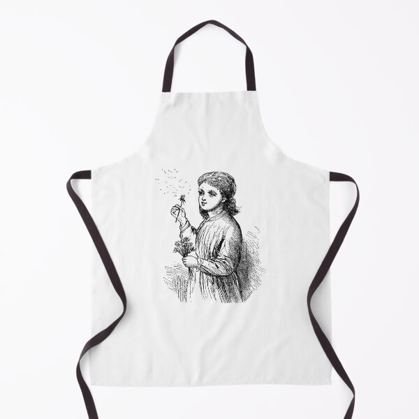 Item preview, Girl with dandelion - pencil drawing designed and sold by NadjasClothing.