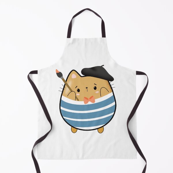 Item preview, Kawaii Artist Cat designed and sold by darklanterndsn.