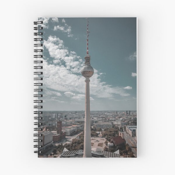 Item preview, Fernsehturm in Berlin - Watercolour Style designed and sold by WWWC2288.