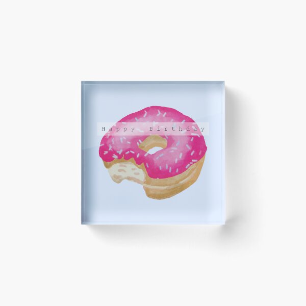 Item preview, Happy Birthday Donut designed and sold by mikaylart.