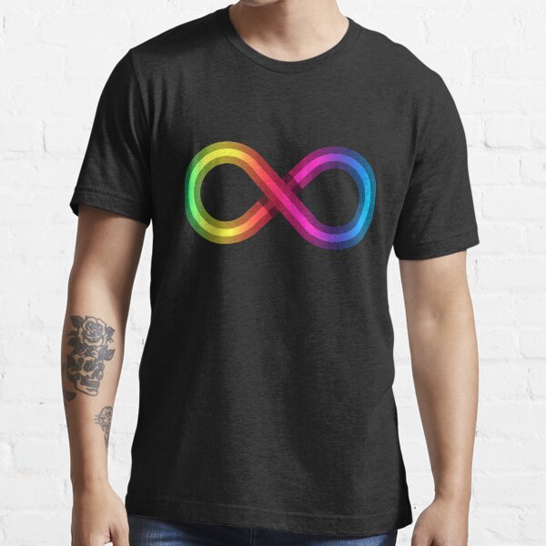 Neurodiversity Rainbow Infinity Knot Essential T-Shirt