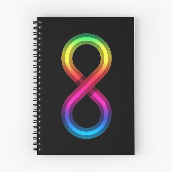 Item preview, Neurodiversity Rainbow Infinity Knot designed and sold by Olooriel.