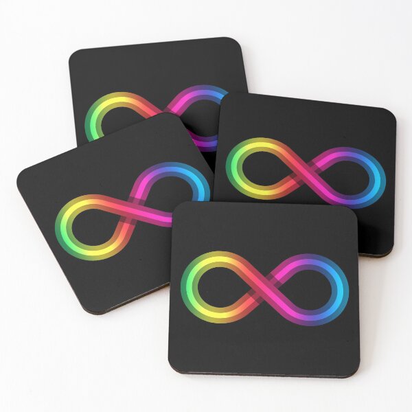 Item preview, Neurodiversity Rainbow Infinity Knot designed and sold by Olooriel.