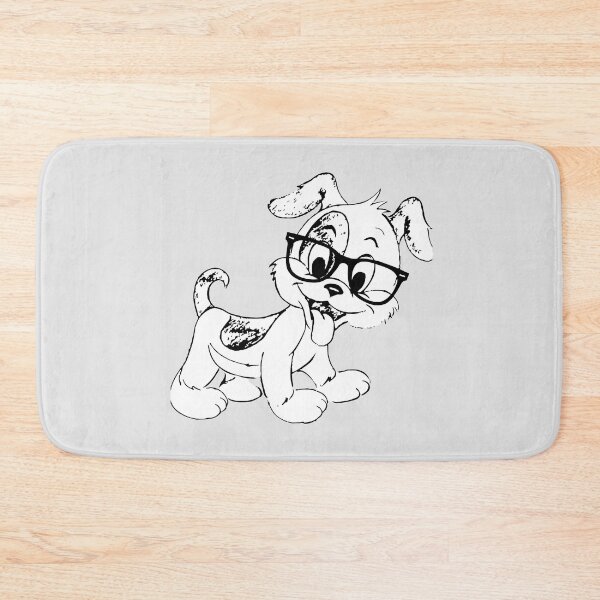 Item preview, Puppy Dog with Glasses designed and sold by KGoPrintables.